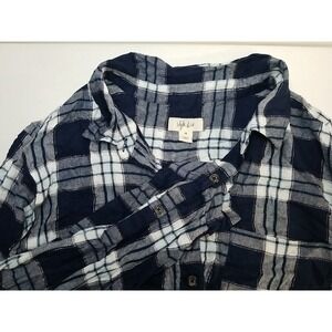 Style & Co Flannel‎ Plaid Button Up Long Sleeve Shirt  2X Womens